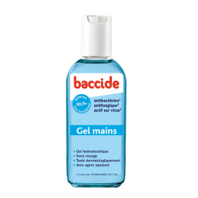 BACCIDE Gel mains antibactérien bleu 30ml