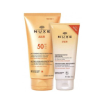NUXE Sun lait solaire fondant SPF 50 150ml + shampoing douche après-soleil 100ml offert