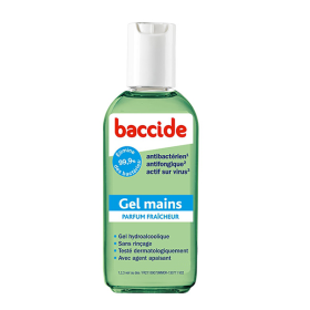 BACCIDE Gel mains antibactérien vert 30ml