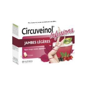 NUTREOV Circuveinol infusions jambes légères bio 20 sachets