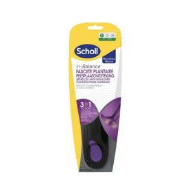 SCHOLL Paire semelles in-balance anti-douleurs fasciite taille S