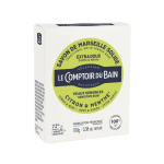 LE COMPTOIR DU BAIN Savon de Marseille solide extra doux citron et menthe 100g