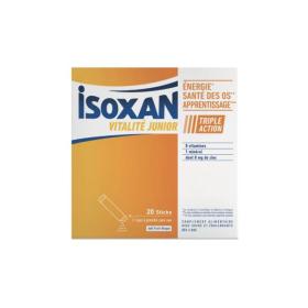 ISOXAN Vitalité junior 20 sticks énergie