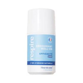 RESPIRE Déodorant fleur de coton roll-on 50ml