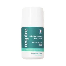 RESPIRE Déodorant fraîcheur d'aloe roll-on 50ml