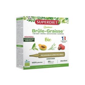 SUPER DIET Quatuor brûle-graisse bio 20 unidoses