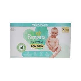 PAMPERS Harmonie new baby 104 couches taille 2 4-8 kg