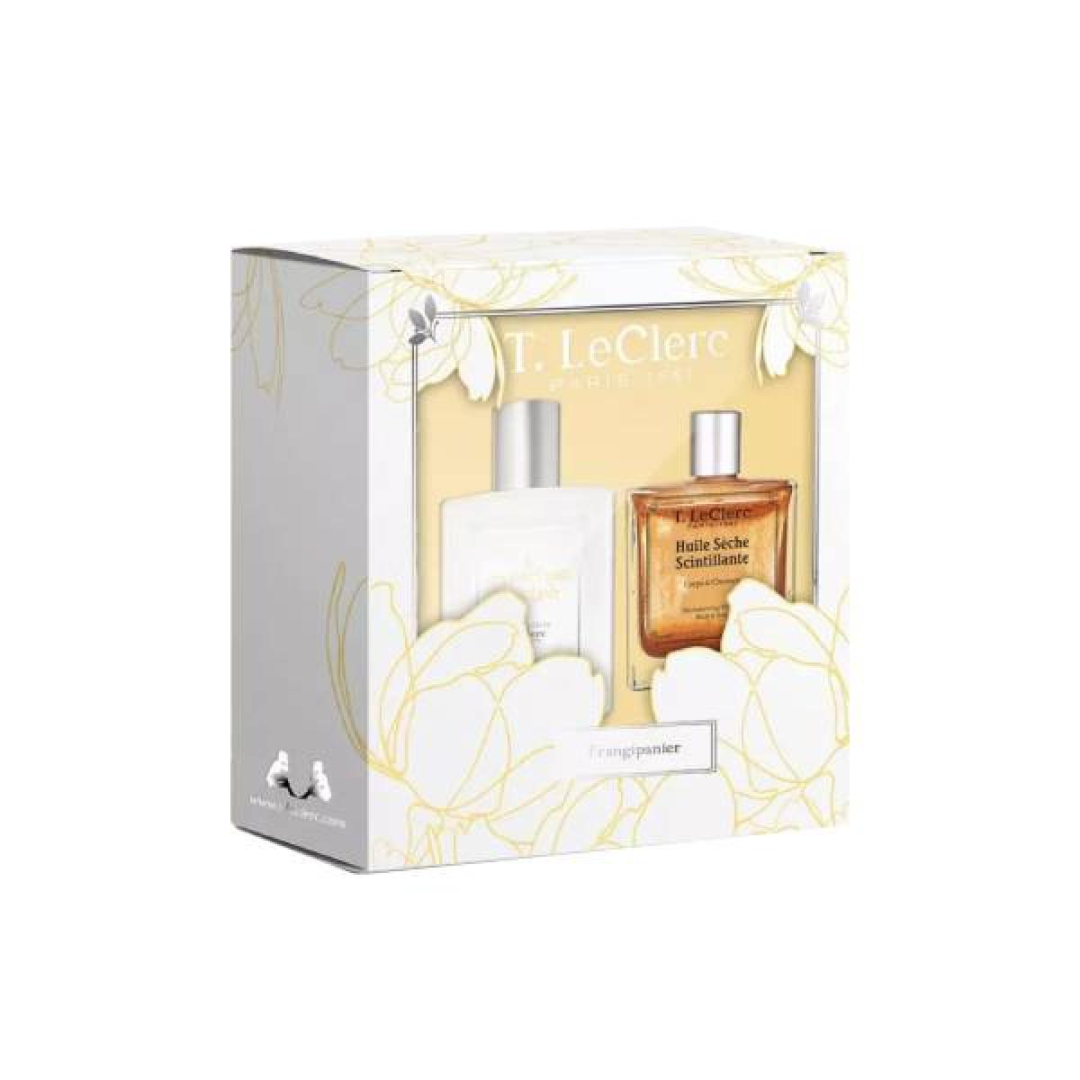 T.LECLERC Coffret parfum et huile frangipanier - Parapharmacie - Pharmarket