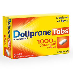 DOLIPRANE Tabs 1000mg 8 comprimés