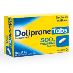 DOLIPRANE Tabs 500mg 16 comprimés