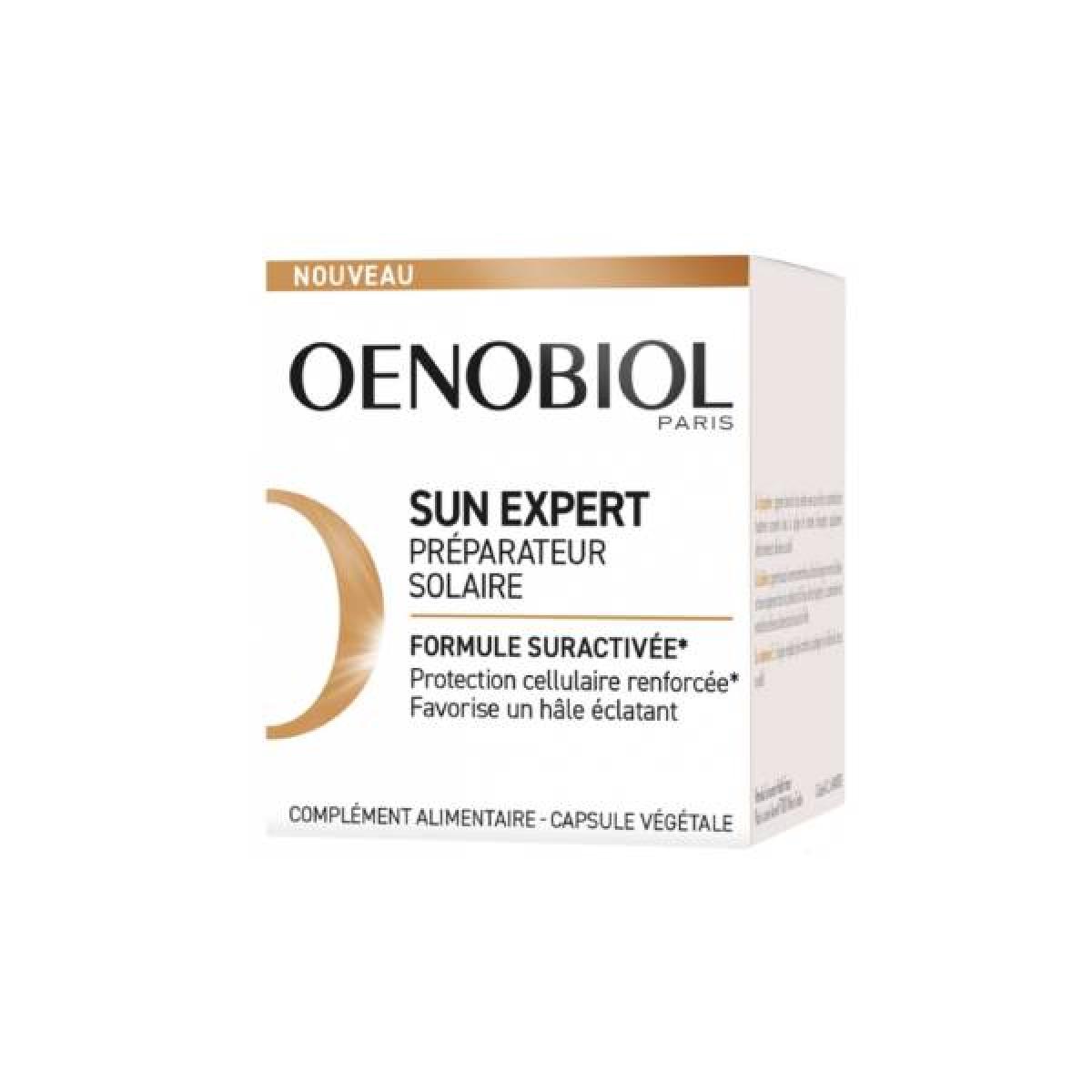 Oenobiol Sun Expert Préparateur Solaire 30 Capsules Parapharmacie
