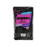 PAMPERS Ninjamas 10 sous-vêtements de nuit absorbant fille 4-7 Ans (17-30 kg)