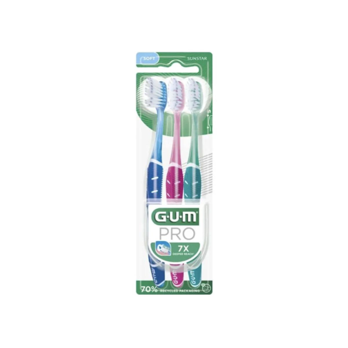 GUM B.A.D  Thechnique Pro Souple -  PACK PAR  3   525/3 main image 0