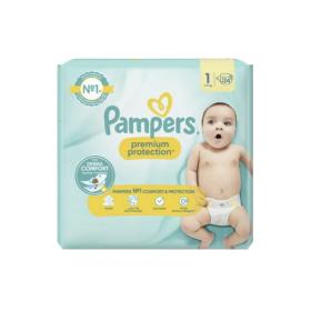 Couches Pampers Premium protection taille 1 - Pampers