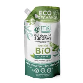 MKL GREEN NATURE Gel douche surgras aloe vera éco-recharge bio 900ml