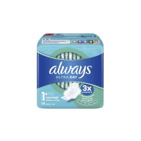 ALWAYS Ultra day normal 1 14 serviettes hygiéniques
