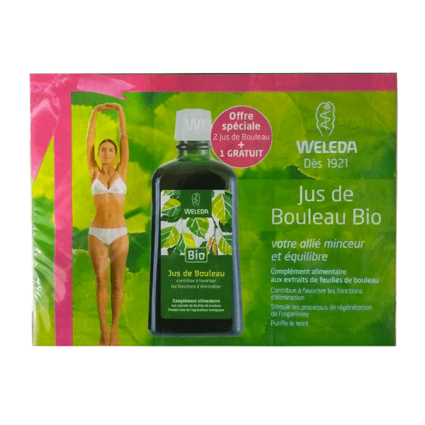 WELEDA Jus de bouleau 200ml 2+1 offert sur Pharmarket WELEDA Jus de bouleau 200ml 2+1 offert sur Pharmarket