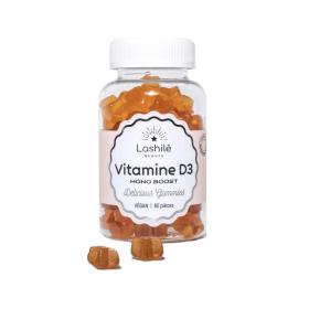 LASHILÉ BEAUTY Vitamine D3 60 gummies