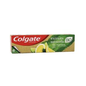 COLGATE Dentifrice extraits naturels citron & agrumes bio 75ml