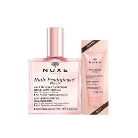 NUXE Huile prodigieuse florale 100ml + gelée de douche parfumée 30ml offerte