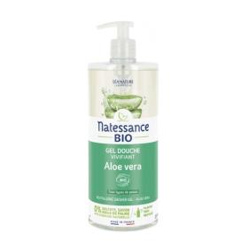 NATESSANCE Gel douche vivifiant aloe vera bio 1L