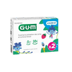 G.U.M Junior gel dentifrice lot 2x50ml