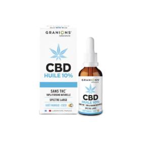 GRANIONS CBD huile 10% goût mangue coco 10ml