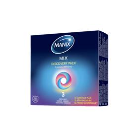 MANIX Mix discovery pack 3 préservatifs