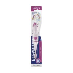 ELGYDIUM Kids licorne brosse à dents enfant souple