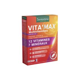 SANTAROME Vita'Max sénior 50+ multivitamines 30 comprimés