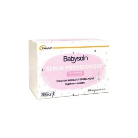 COOPER Babysoin sérum physiologique 30 unidoses