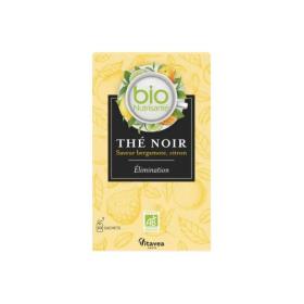 NUTRISANTÉ Bio thé noir saveur bergamote citron 20 sachets