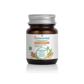 PURESSENTIEL Huile essentielle de gingembre frais bio 60 capsules