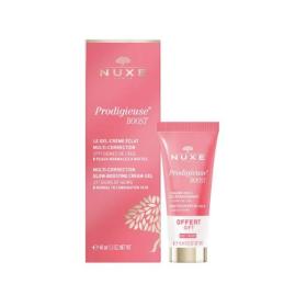 NUXE Prodigieuse Boost le gel-crème éclat multi-correction 40ml peaux normales à mixtes + baume-huile récupérateur nuit offert