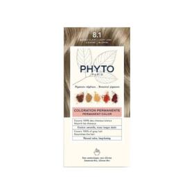 PHYTO PhytoColor coloration permanente teinte 8,1 blond clair cendré 1 kit