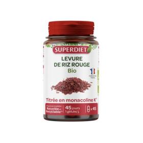 SUPER DIET Levure de riz rouge bio 45 gélules