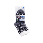AIRPLUS Aloe cabin socks chaussettes hydratantes fairisle grey 35-41