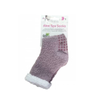 AIRPLUS Aloe spa socks chaussettes hydratantes parme taille unique