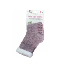 AIRPLUS Aloe spa socks chaussettes hydratantes parme taille unique