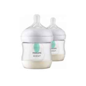 AVENT Natural response 2 biberons avec valve airfree 125ml 0 mois et +