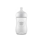 AVENT Natural response biberon  1 mois et + blanc 260ml