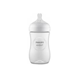 AVENT Natural response biberon  1 mois et + blanc 260ml