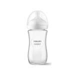 AVENT Natural response biberon en verre 1 mois et + 240ml