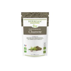 HERBESAN Poudre de graines de chanvre bio 200g