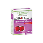 HERBESAN Acérola 1000mg vitamine C 180mg fruits rouges 30 comprimés