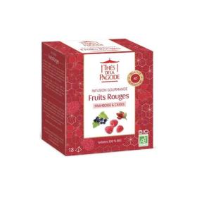 THÉS DE LA PAGODE Infusion fruits rouges bio 18 sachets