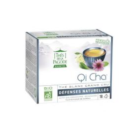 THÉS DE LA PAGODE Thé blanc qi cha bio 18 sachets