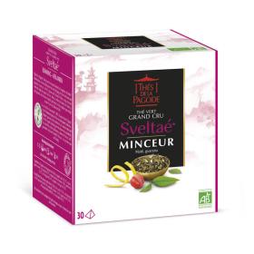 THÉS DE LA PAGODE Thé vert grand cru sveltaé minceur bio 18 sachets