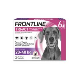 FRONTLINE Tri-act chiens 20-40kg 3 pipettes