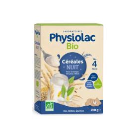 PHYSIOLAC Bio céréales nuit dès 4 mois 200g